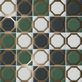 Керамическая плитка Unica Mosaico Vienna Verde 30x30 см